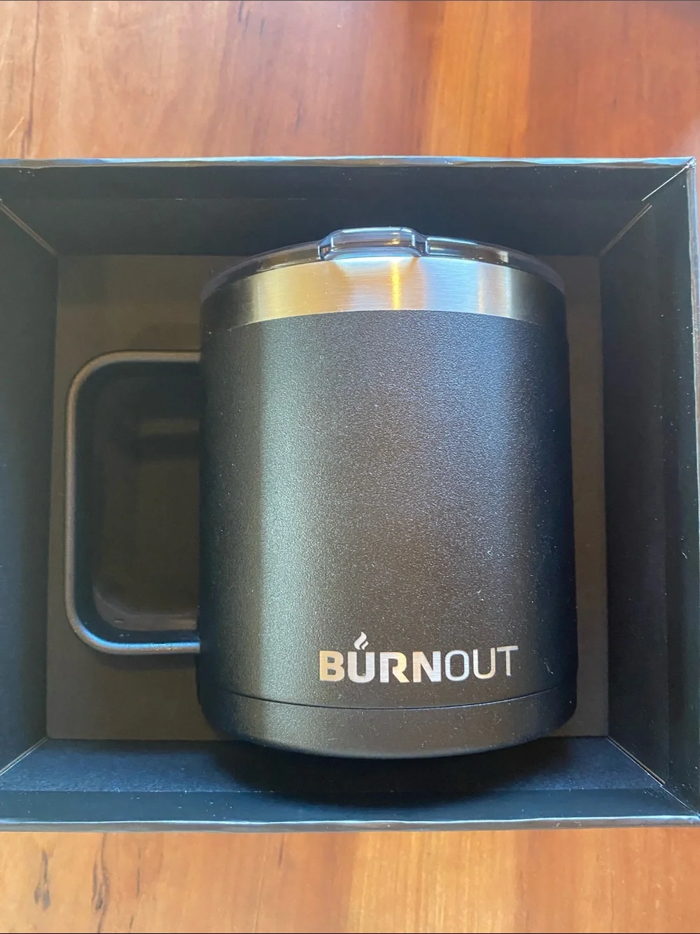 BURNOUT Mug Aerospace Engineer Designed Mug to Keep Drinks Hot, Not Scalding